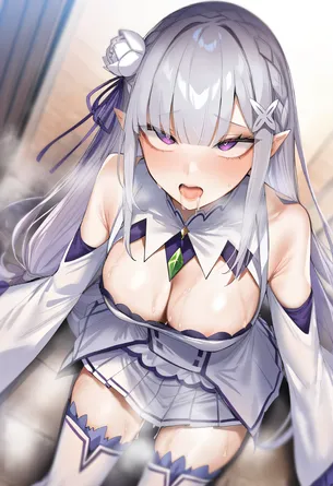 【Re：ゼロから始める異世界生活】エミリアの2次元エロ画像＆エロイラスト Part4