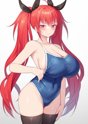 【二次元】赤髪が綺麗な美少女のエロ画像 Part.21 50枚