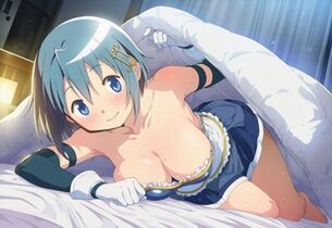 [まどマギ][エロ画像]美樹さやかがお布団に誘ってくれたよ～♪