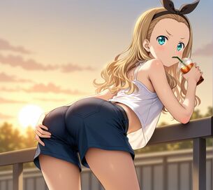 【尻】圧倒される美ケツ持ちの美少女が集まるスレ　その7【二次画像】