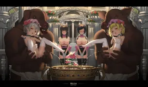 おしっこの虹エロ画像