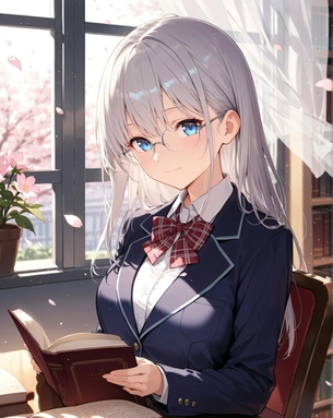【AIイラスト】銀髪の女の子のAI画像まとめ【アニメ調】 Part 6 [AI Generated]