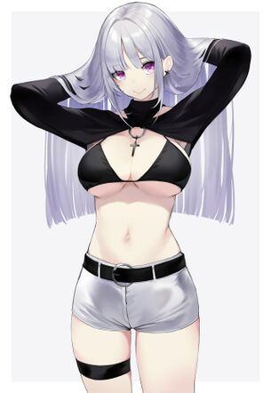 【二次元】ホットパンツ・ショートパンツを履いた美少女達のエロ画像 Part.18 50枚