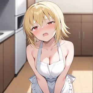 裸エプロンのエロ画像まとめ！