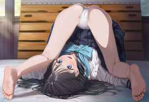 クッソ可愛い物語シリーズ系美少女で妄想！ハメ撮り中出し！