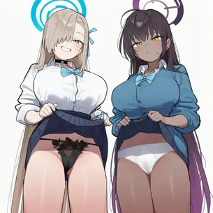 【画像】一之瀬アスナと角楯カリンに責められまくりたいエロ画像♥