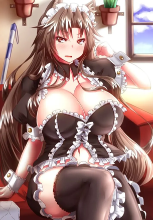 スマホの壁紙に使えそうなメイドの画像