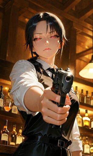【AIイラスト】銃と女の子のAI画像まとめ【アニメ調】 Part 4 [AI Generated]
