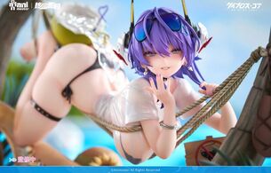 『ダイブロス・コア』バーベラ・レッドのえっちな水着でおっぱいがはみ出てるエロフィギュア！