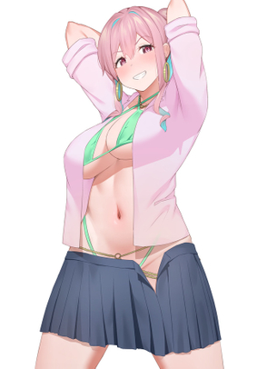 【画像】海と言えば水着、ドチャシコボディが目立つ女の子たち