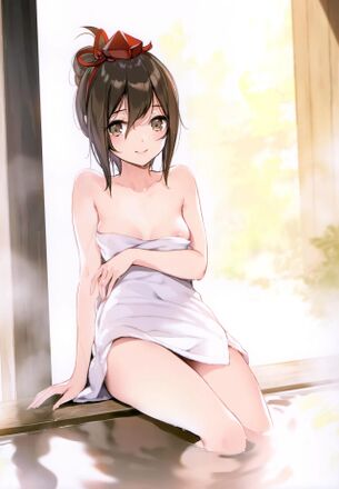 【二次元】お風呂に入る美少女達のエロ画像 Part.15 50枚 入浴