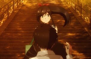 アニメ『綺麗にしてもらえますか。』11話でスカートがめくれてパンツが丸見えになるシーン！