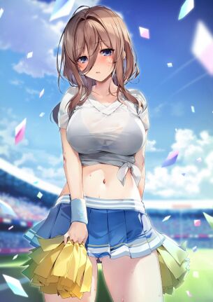 【二次元】チアリーダー・チアガール衣装の美少女達のエロ画像 Part.24 50枚