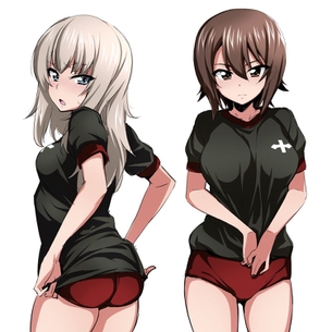 体操服・ブルマの二次フェチ画像。