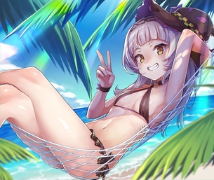 【ホロ】水着姿の紫咲シオンちゃんの画像を見て心を落ち着けたい part2