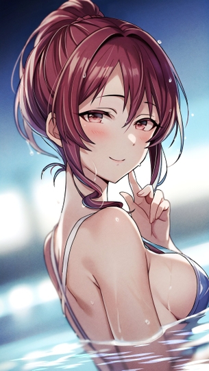 たまらない角度…横乳が見える二次元美少女画像まとめ