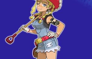 『ポケットモンスター ウインド・ウェーブ』えっちなムチムチ金髪ギャルのエロ女の子！