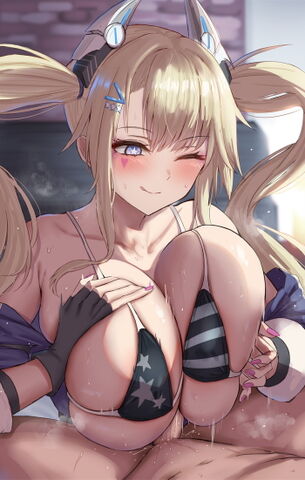 【画像】二次元ギャルの、エッチすぎるイラストがこちらw w w w w w w w w w w
