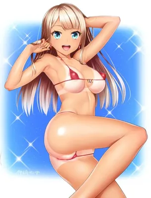 日焼け・褐色の萌えイラスト