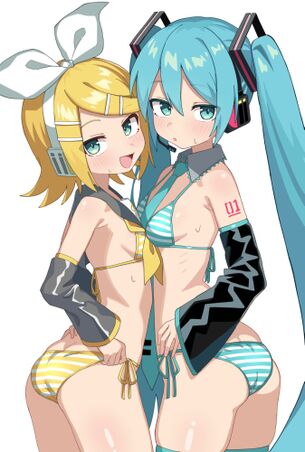 【エロ画像】ボーカロイド 初音ミクと漫画みたいなＨがしたくなる抜きヌキ二次エロ画像