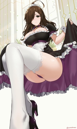 【二次元】メイド服姿の美少女達のエロ画像 Part.19 50枚