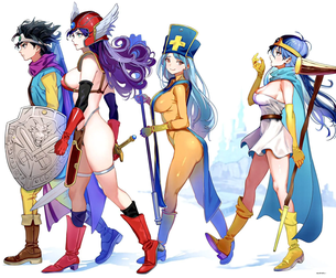 女戦士のセクシーで抜ける二次エロ画像集【ドラゴンクエスト】
