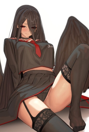 ブルーアーカイブの二次フェチ画像。