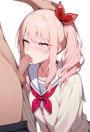[プロセカ][エロ画像]暁山瑞希(男の娘)の極上フェラで快楽堕ちしたよ～♪