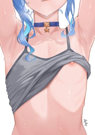 【二次エロ】腋見せ女子の思わず目で追ってしまうイラストまとめ