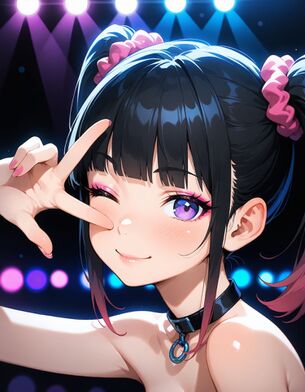 【AIイラスト】ピースをしている女の子のAI画像まとめ【アニメ調】 Part 2 [AI Generated]