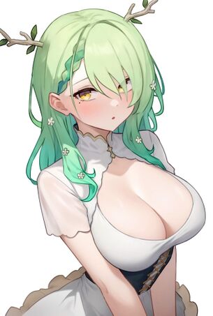 【二次元】緑髪美少女のエロ画像 Part.18 50枚