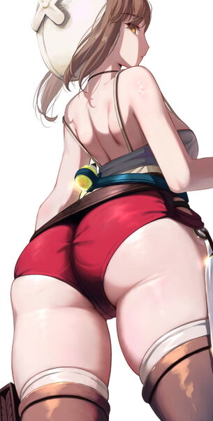 【画像】尻の形が丸見えな、女の子のエッチ画像まとめ