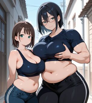 【むちむち】腹とか足とムチムチしてくれるとエッチでとても助かる　その3【二次画像】