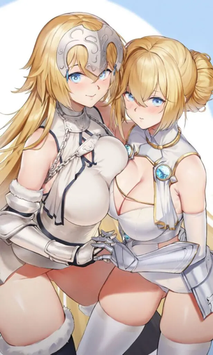 金髪の萌えイラスト