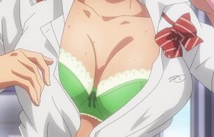 アニメ『綺麗にしてもらえますか。』4話で女子高生のエロいブラ丸見えなどエロシーン！