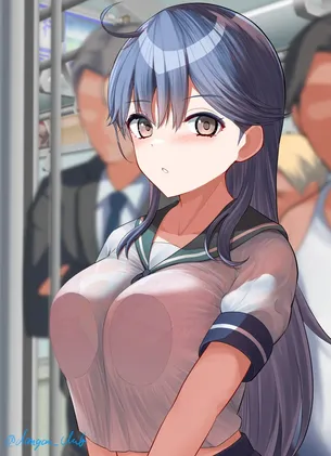 年齢や身長の割に随分育ちましたね… っていう少女の画像