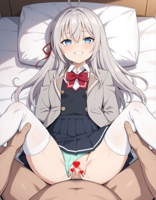 アリサ・ミハイロヴナ・九条の中出しエッチのエロ画像 200枚【ロシデレ（時々ボソッとロシア語でデレる隣のアーリャさん）】