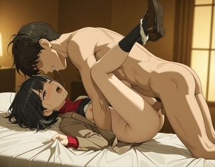 [機動戦士GundamGQuuuuuuX][エロ画像]シイコ・スガイと自宅で着衣セッ〇スしたよ～♪
