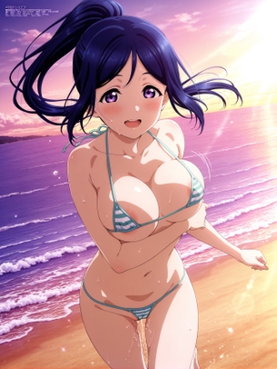 『stable-diffusion』【ラブライブ!サンシャイン!!】松浦果南ちゃんのAI画像を大量作成 その2-2