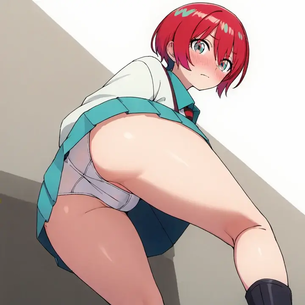 [機動戦士GundamGQuuuuuuX][エロ画像]アマテ・ユズリハ(マチュ)の純白パンツで抜いたよ♪