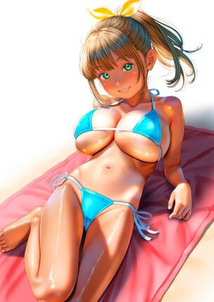 【日焼け】目に焼き付く日焼け美少女の画像まとめ　その14【二次画像】