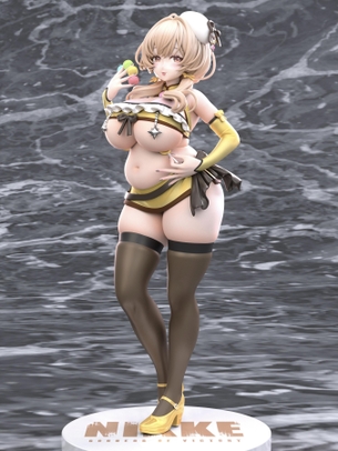【画像】『NIKKE』のデブキャラのフィギュア、エッチすぎる