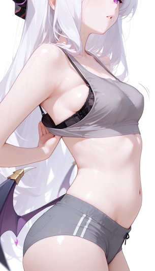 【２次】スポーツブラを着用した女の子のエロ画像その１６