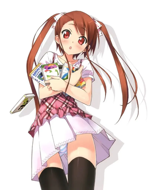 ツインテールの二次元エロ画像。