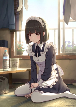 メイドが可愛すぎる二次元画像集めたったｗｗｗ