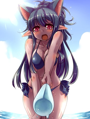 【非エロ】日焼け・褐色水着の二次画像くれ【微エロ】 その1