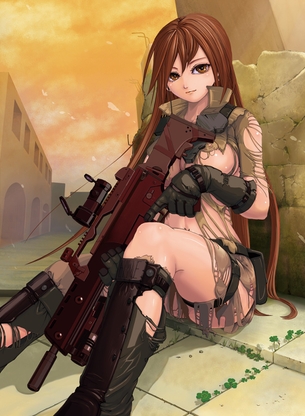 【ハンドガン】銃器娘二次画像集合スレ【マシンガン】 その3
