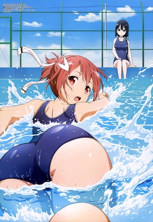 アニメの公式絵の微妙にエロい絵が好き