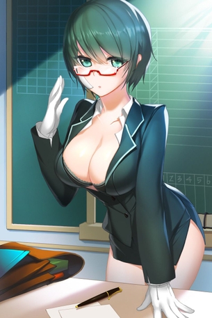 おっぱいがエロく強調された服着てる女の子のHな画像【二次】 その7