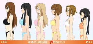 こういう乳比べ画像っていいよな